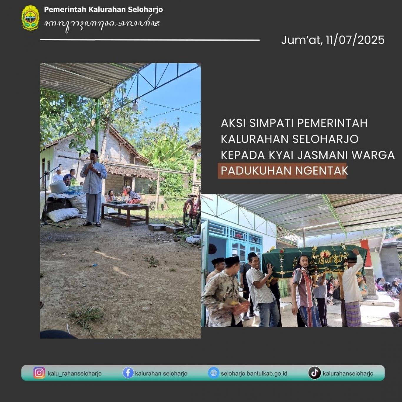Berita Lelayu Kyai Jasmani di Padukuhan Ngentak
