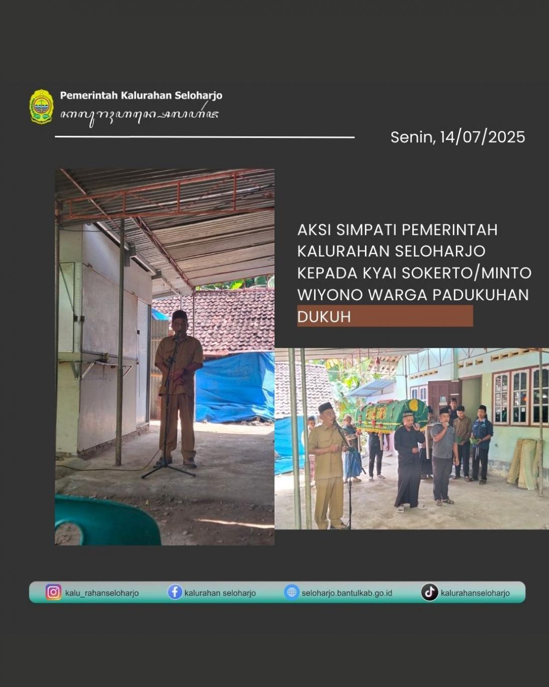 Berita Lelayu Kyai Sokerto/Minto Wiyono di Padukuhan Dukuh