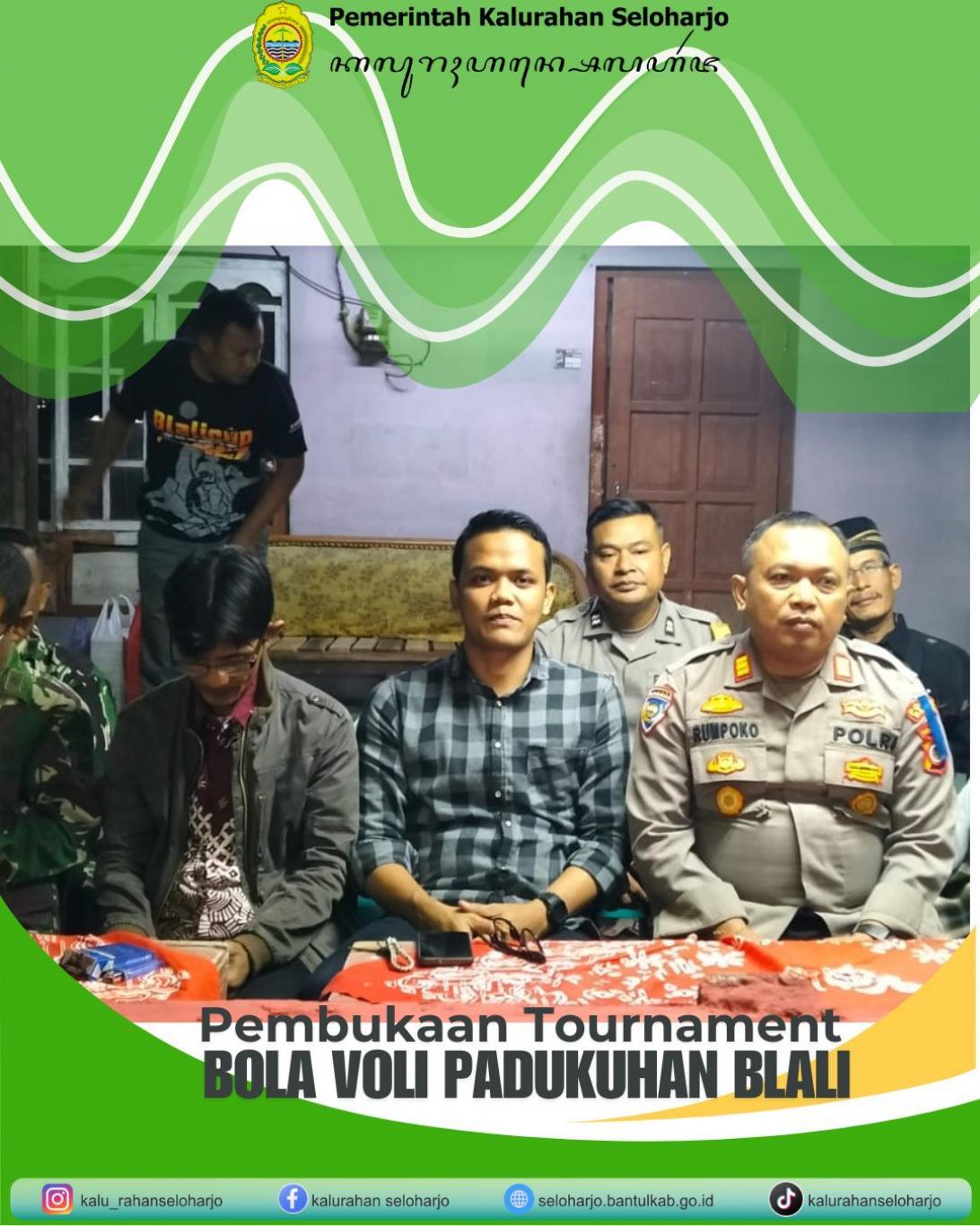 Pembukaan Tournament Bola Voli Padukuhan Blali
