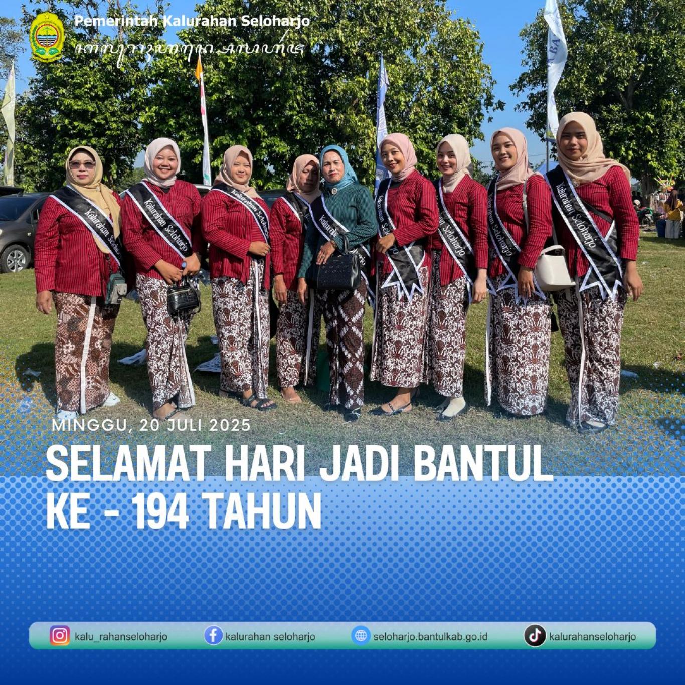 Upacara Peringati Hari Jadi Bantul ke 194 Tahun