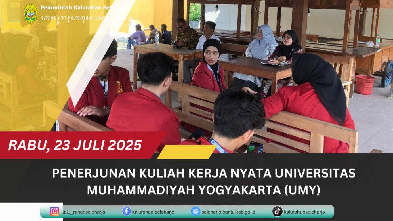 Penerjunan Kuliah Kerja Nyata Universitas Muhammadiyah Yogyakarta (UMY)