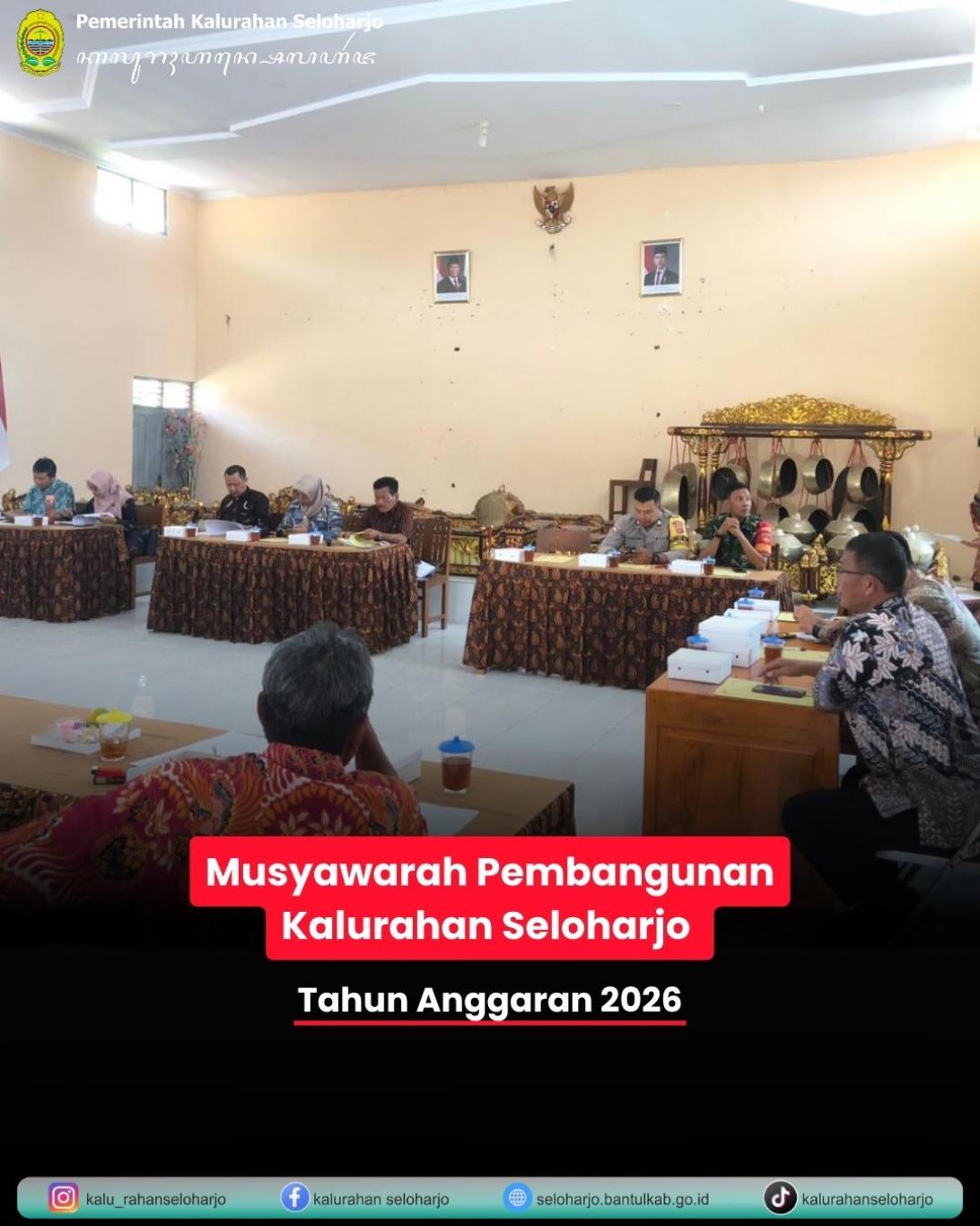 Musyawarah Pembangunan Kalurahan Seloharjo Tahun Anggaran 2026