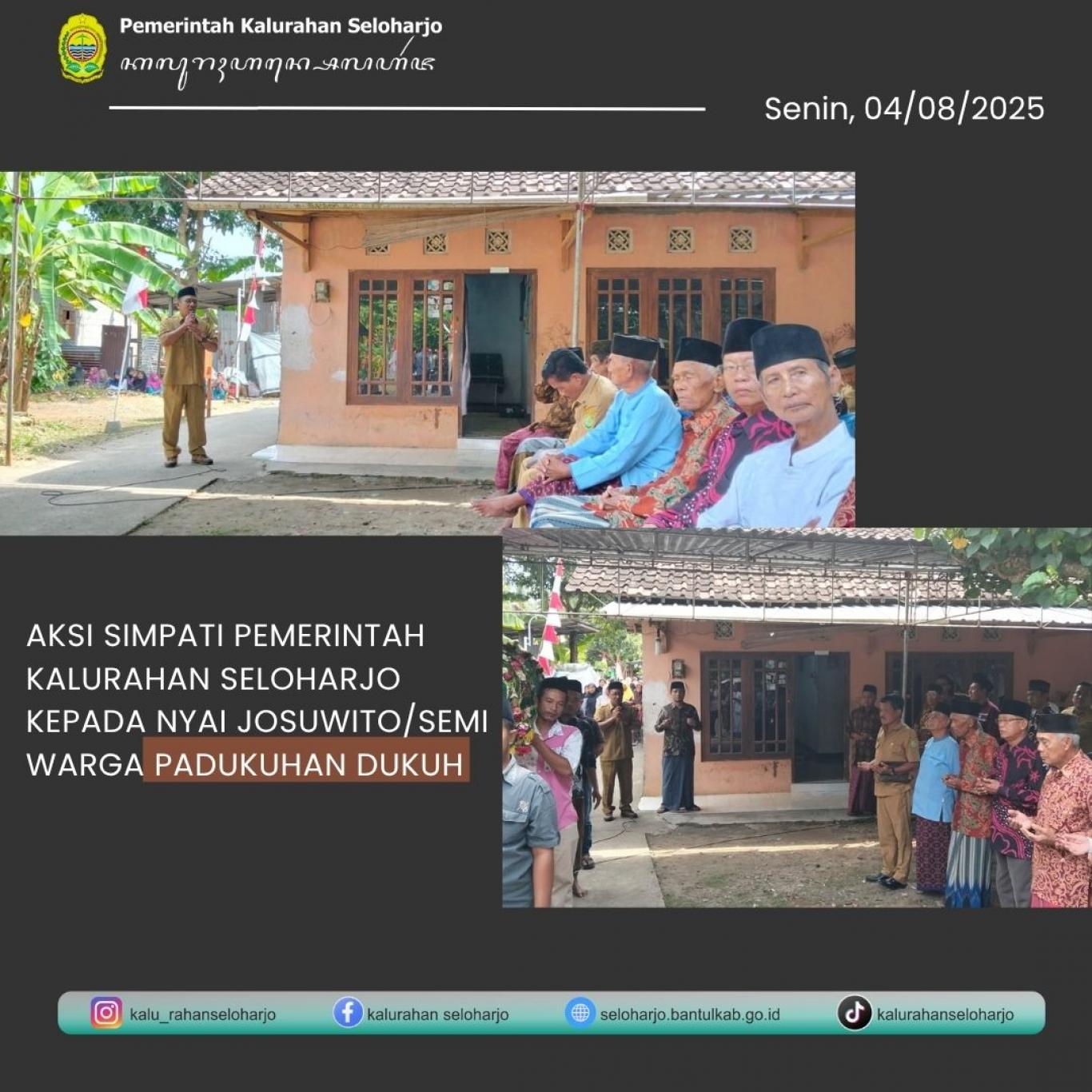 Berita Lelayu Nyai Josuwito/Semi di Padukuhan Dukuh