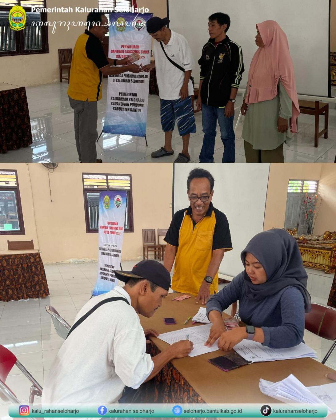 Penyaluran BLT Bulan Agustus 2025 Sebanyak 47 KPM