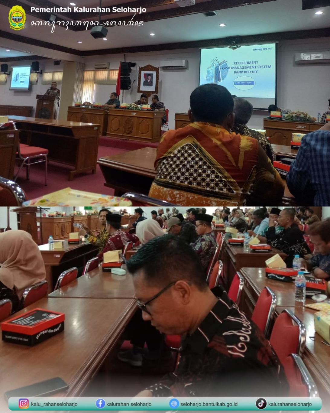 Sosialisasi Transaksi Keuangan Kalurahan melalui CMS