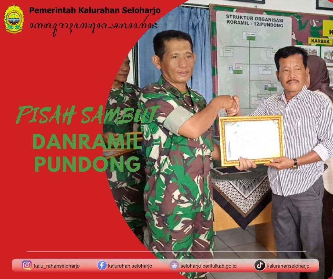 Lepas Sambut Danramil Pundong