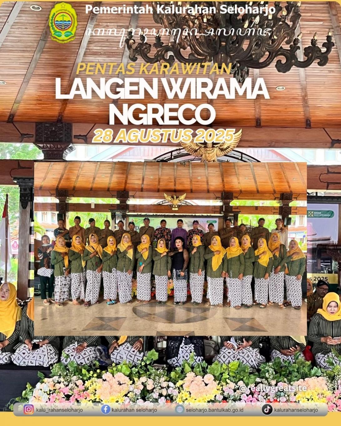 Pentas Langen Wirama Ngreco 