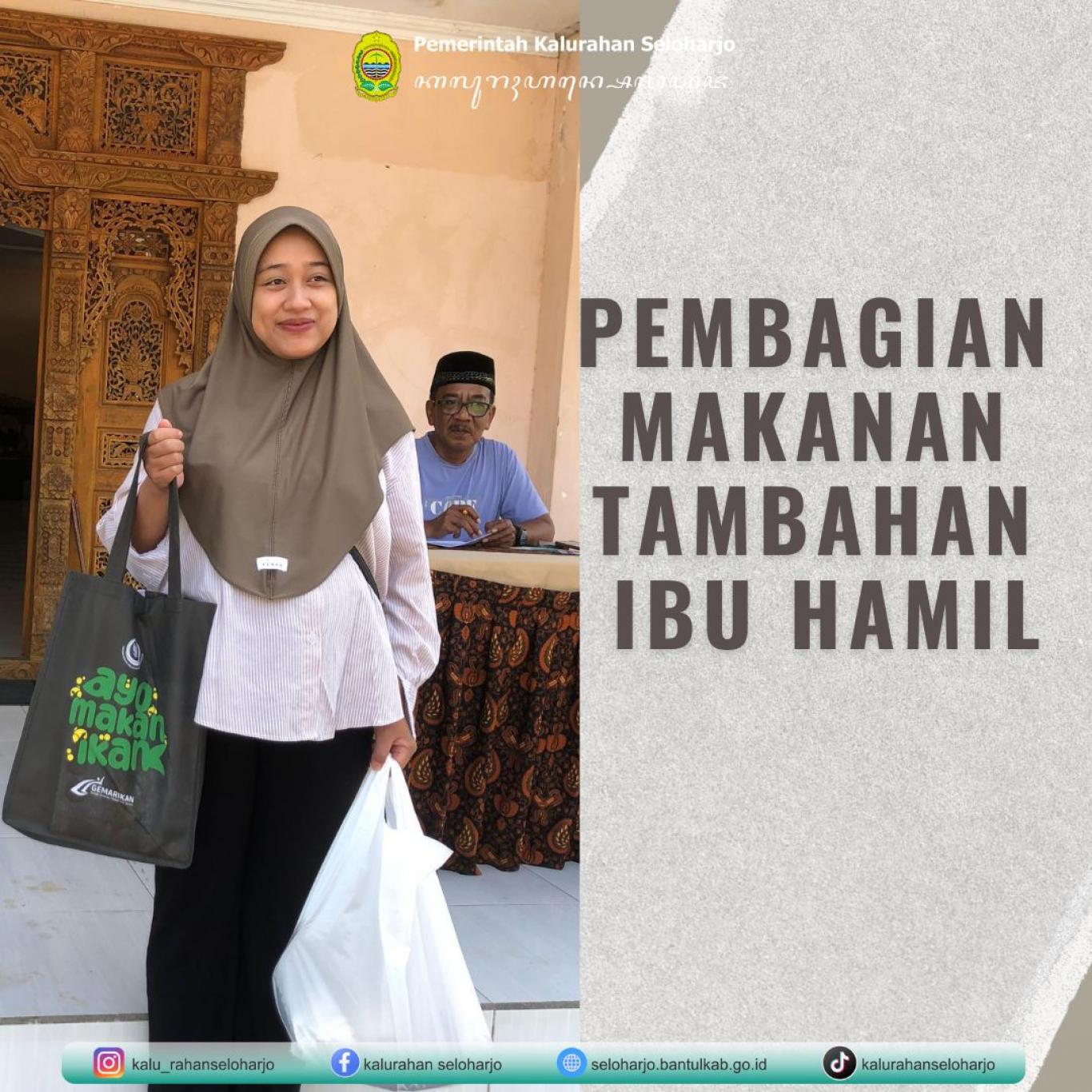 Pemberian Makanan Tambahan Ibu Hamil se Seloharjo
