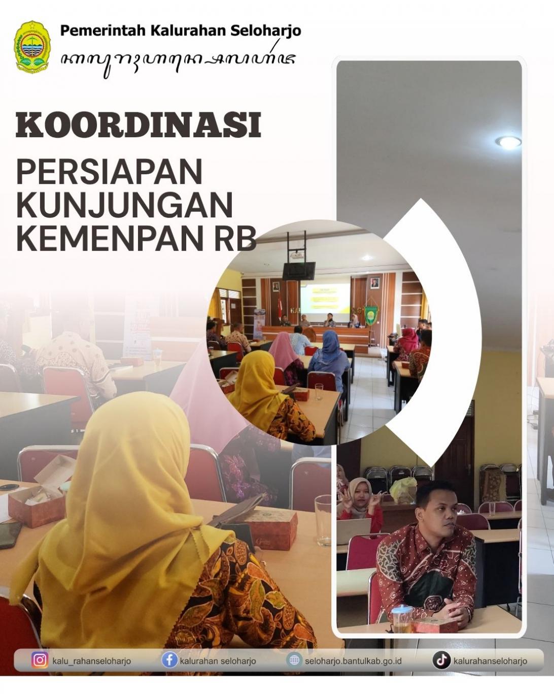 Koordinasi Persiapan Kunjungan Kemenpan RB Tahun 2025