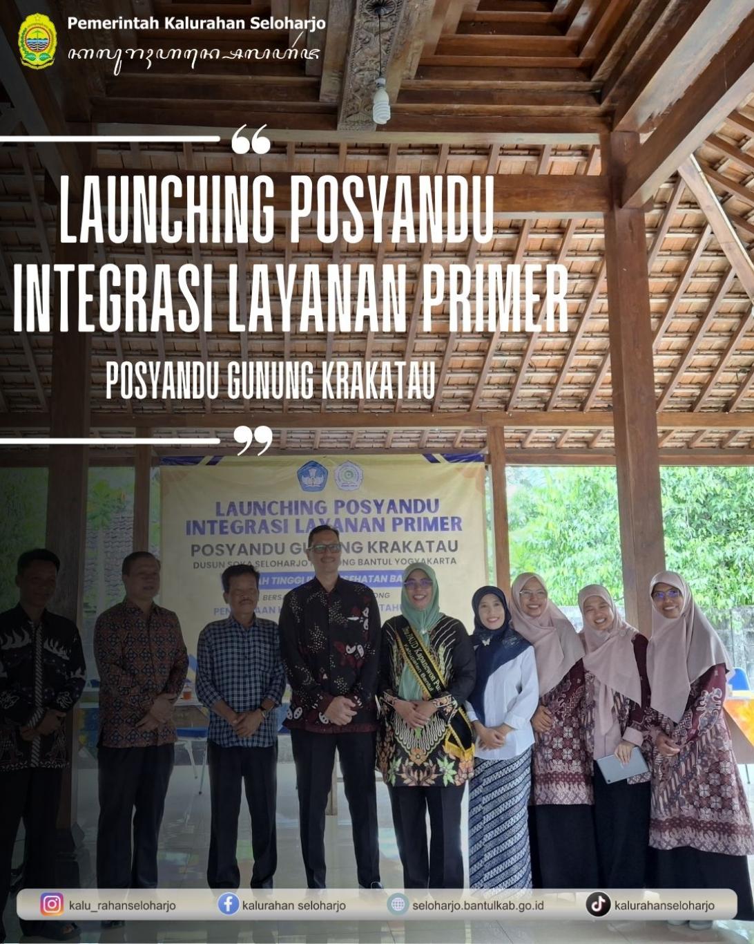 Lauching Posyandu Integrasi Layanan Primer di Padukuhan Soka