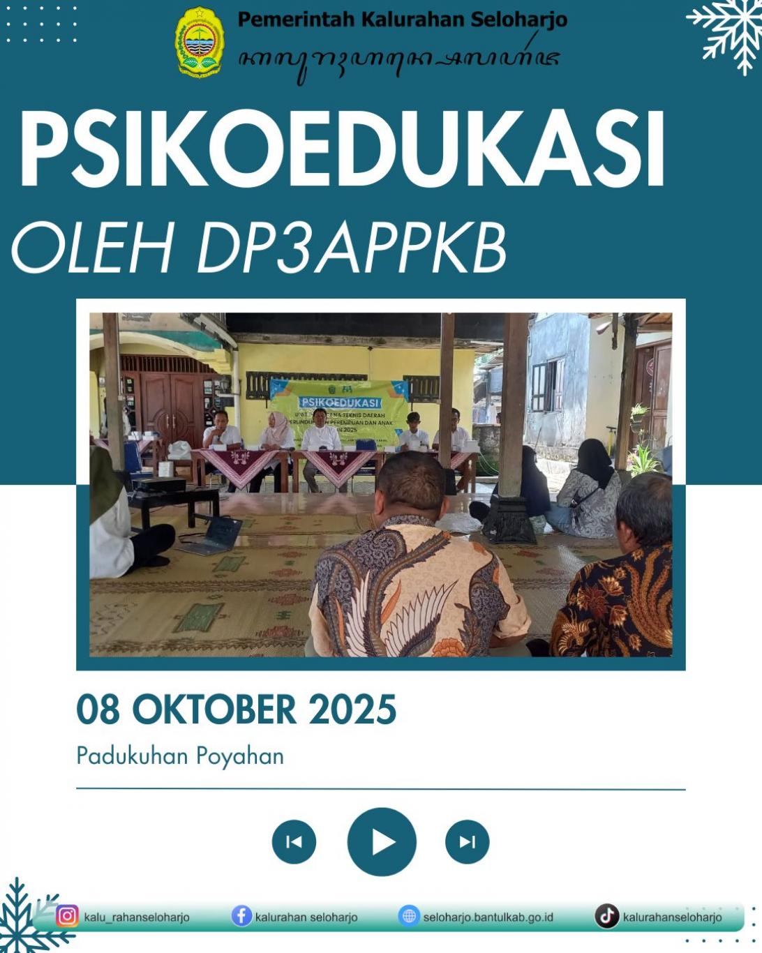 Psikoedukasi oleh DP3APPKB Kabupaten Bantul
