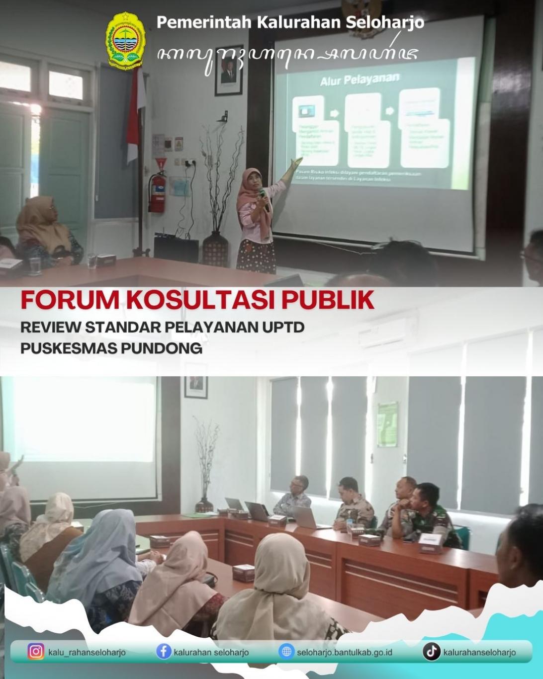 Forum Kosultasi Publik Puskesmas Pundong