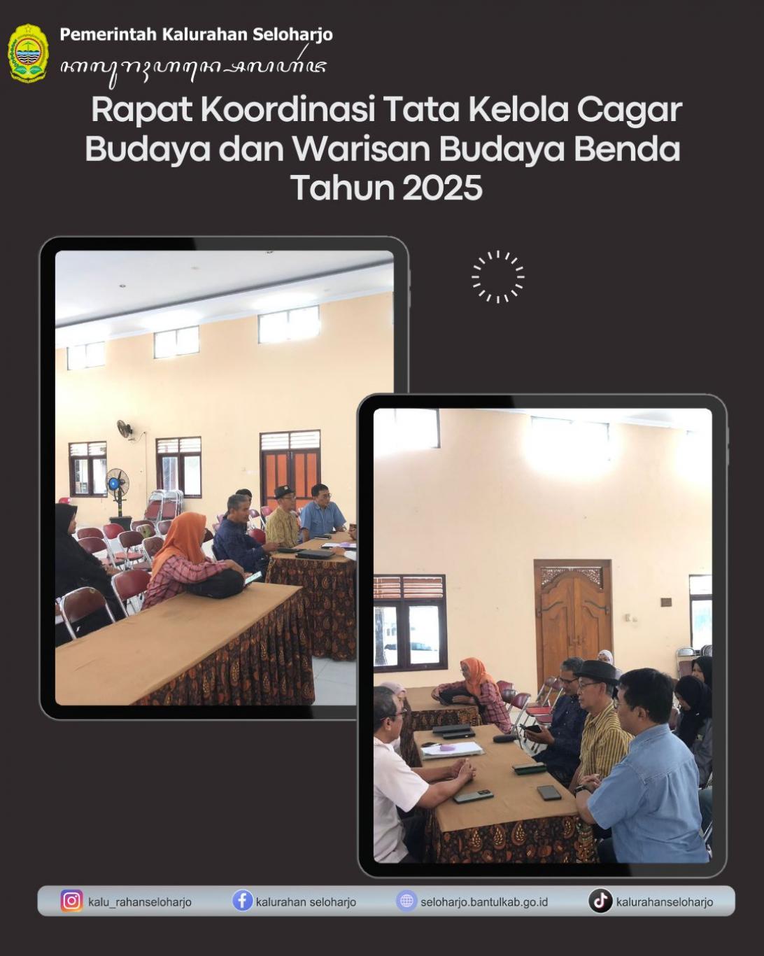 Rapat Koordinasi Tata Kelola Cagar Budaya dan Warisan Budaya Benda Tahun 2025