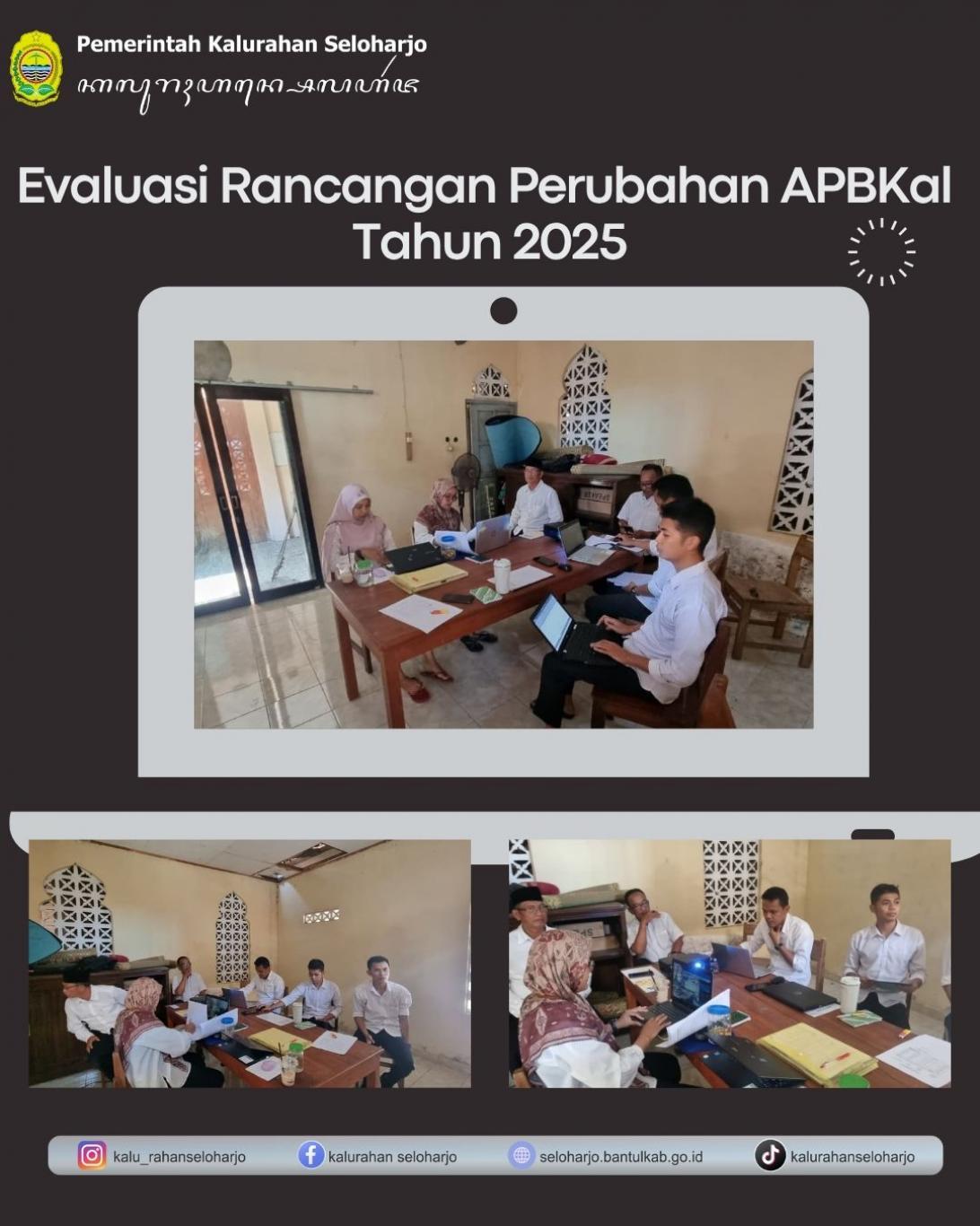 Evaluasi Rancangan Perubahan APBKal Tahun 2025