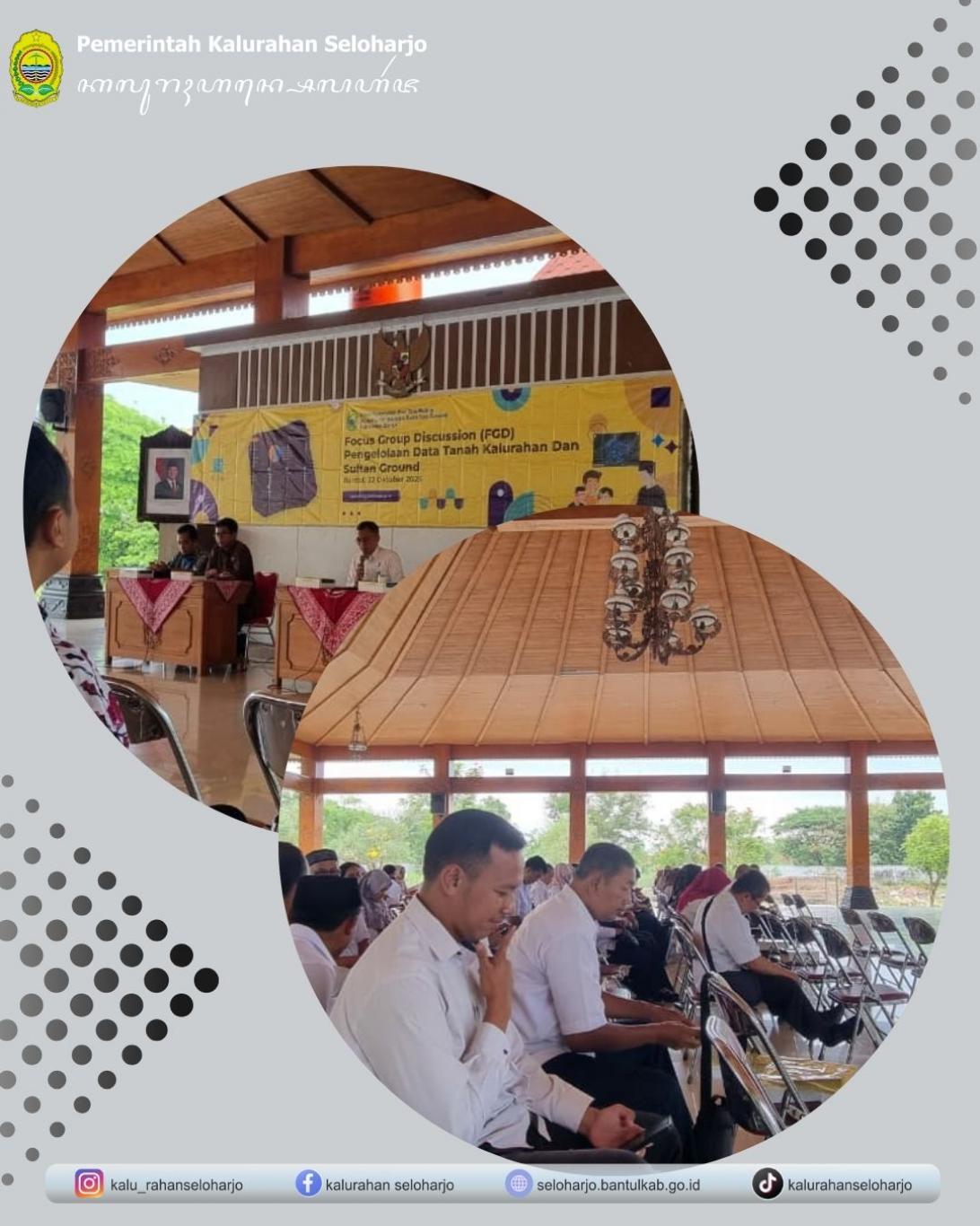 Focus Group Discussion (FGD) Pengelolaan Data Tanah Kalurahan dan Sultan Ground