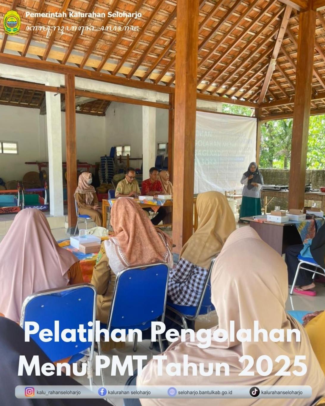 Pelatihan Pengolahan Menu PMT Tahun 2025