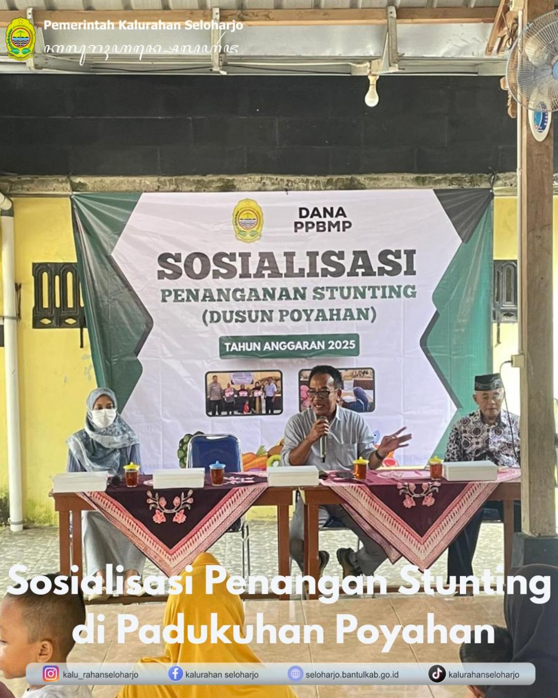 Sosialisasi Penanganan Stunting di Padukuhan Poyahan