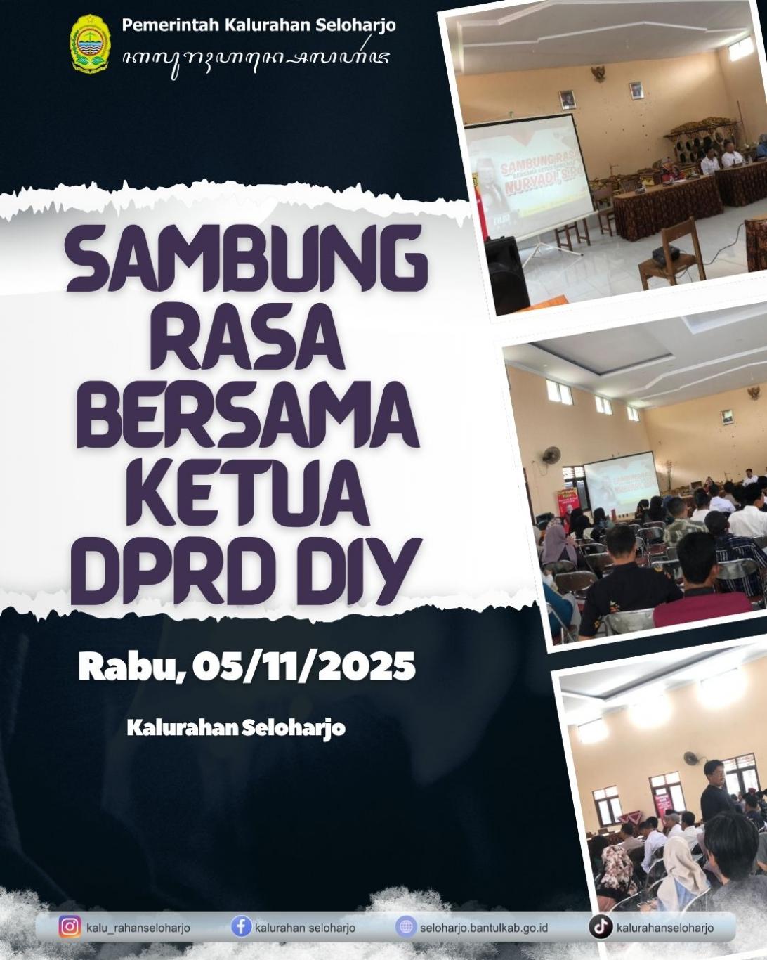 Sambung Rasa bersama Ketua DPRD DIY