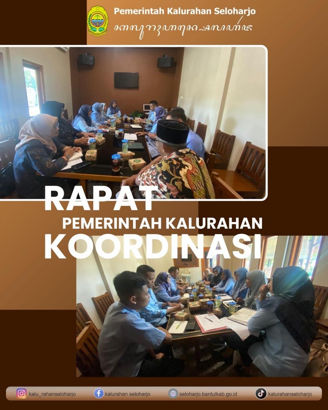 Rapat Koordinasi Pemerintah Kalurahan 