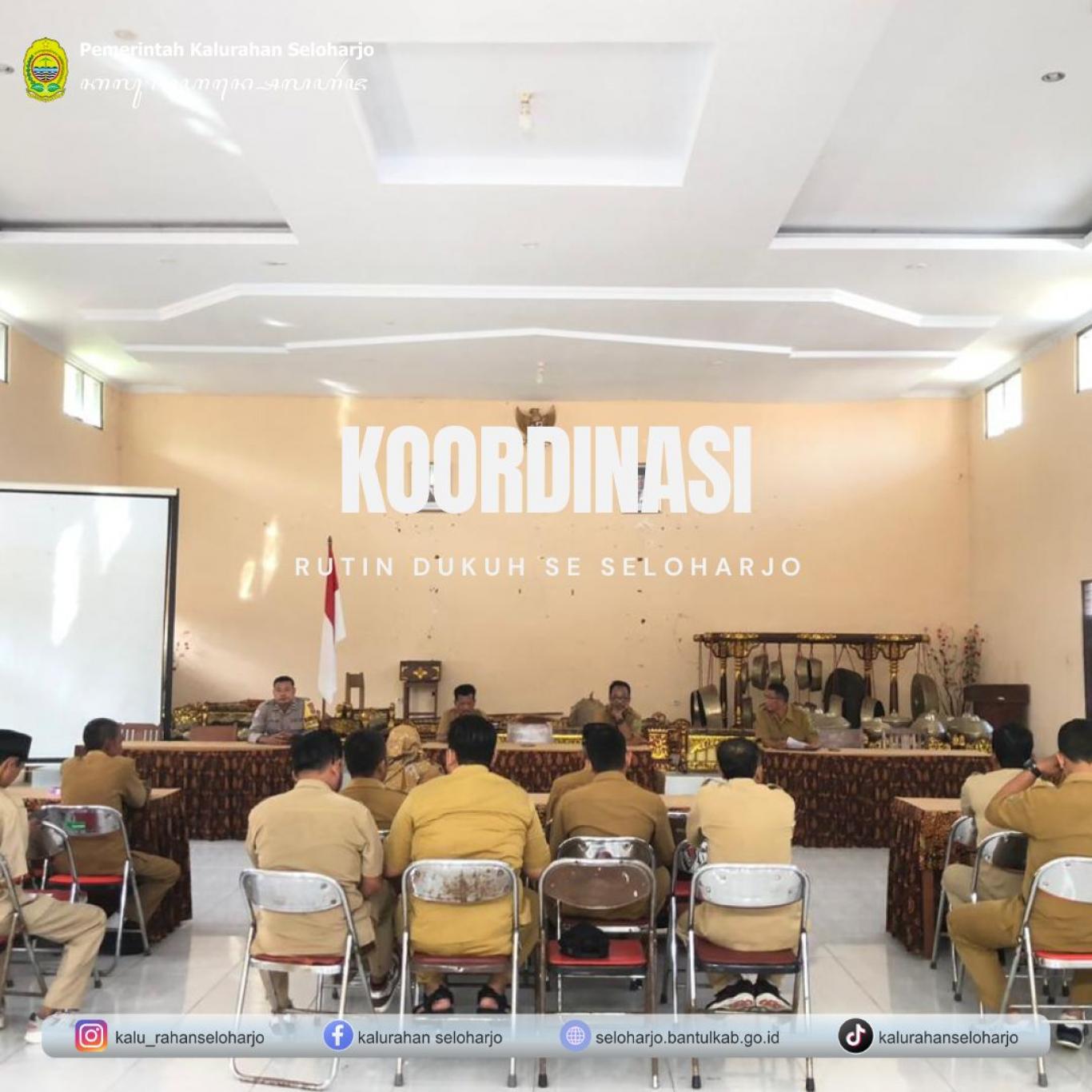 Koordinasi Rutin Dukuh se Seloharjo