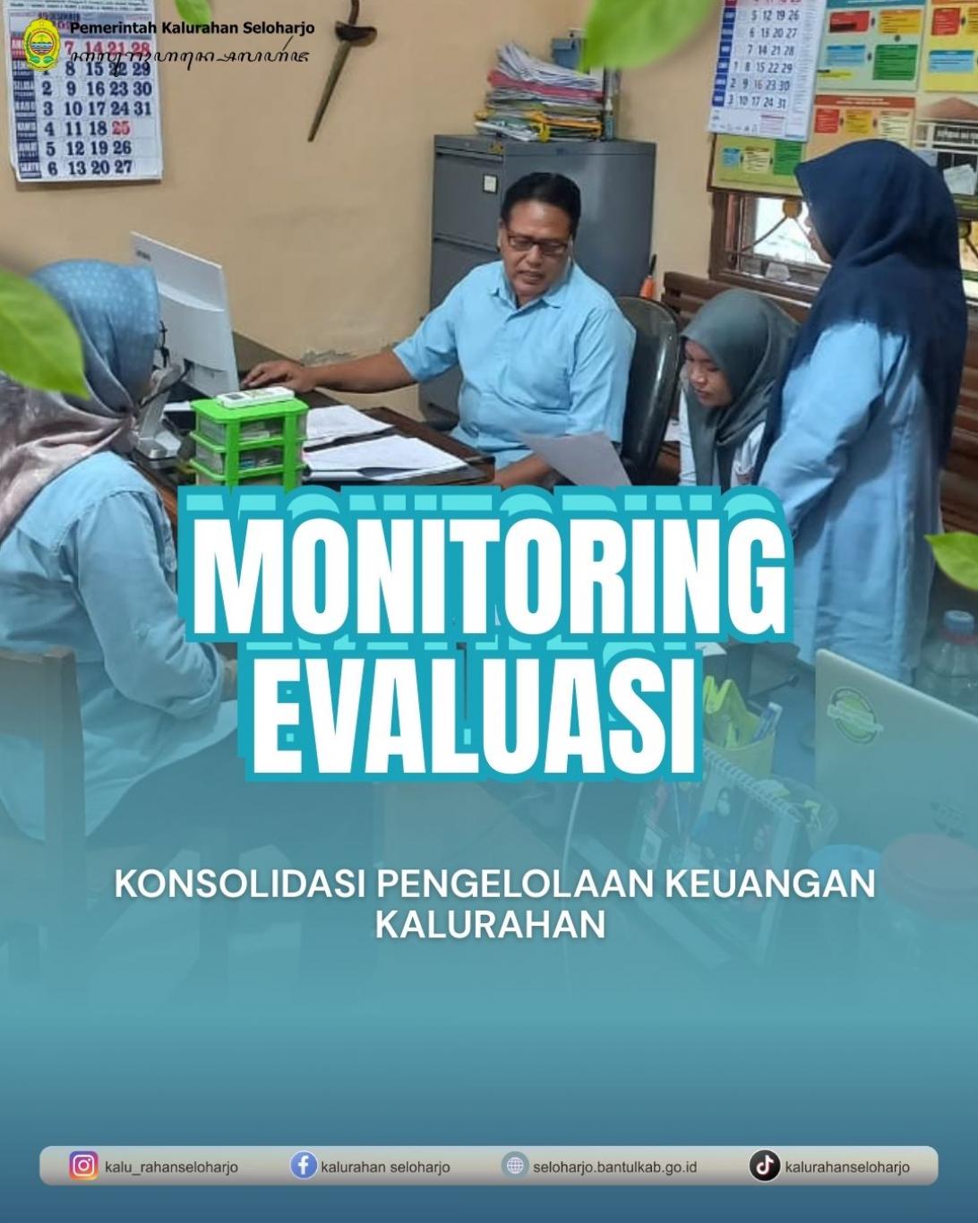 Monitoring Evaluasi Konsolidasi Pengelolaan Keuangan Kalurahan