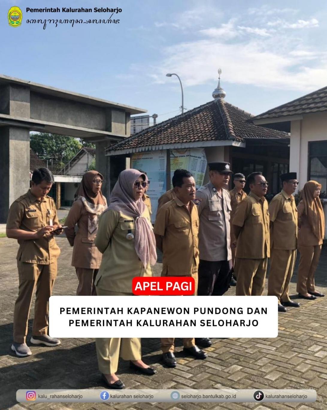 Apel Pagi Pemerintah Kapanewon Pundong dan Pemerintah Kalurahan Seloharjo