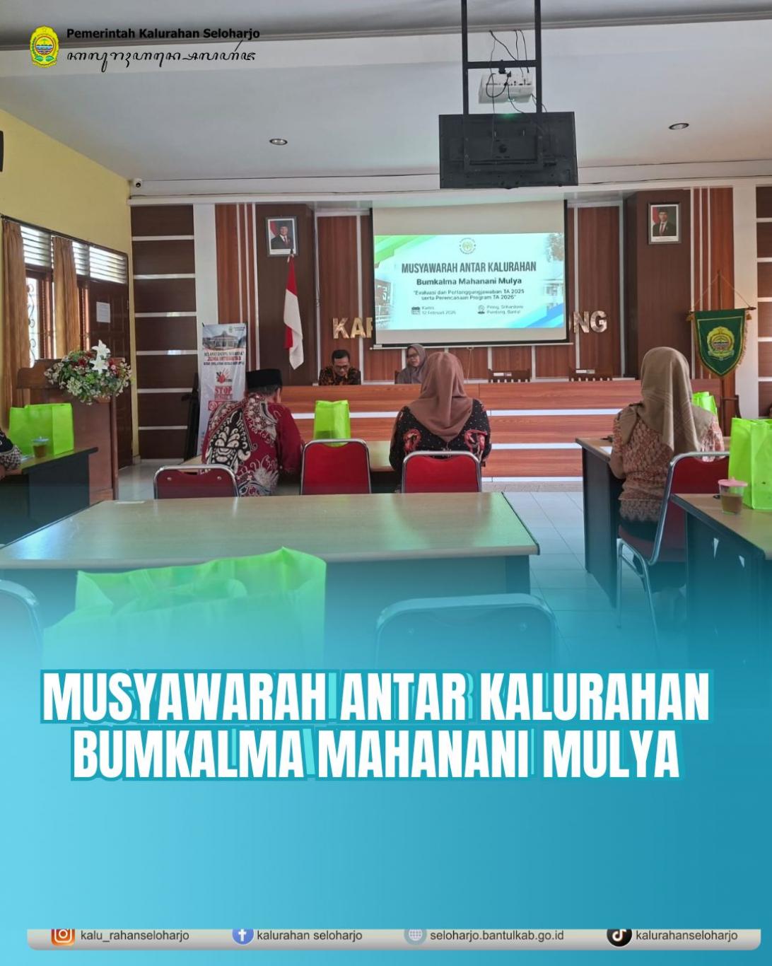 Musyawarah Antar Kalurahan Bumkalma Mahanani Mulya