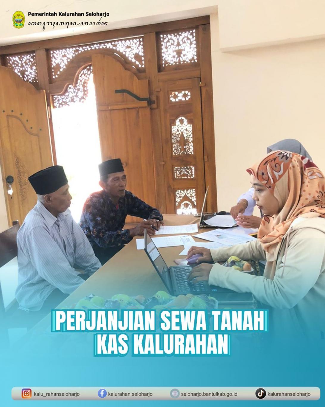 Perjanjian Sewa Tanah Kas Kalurahan