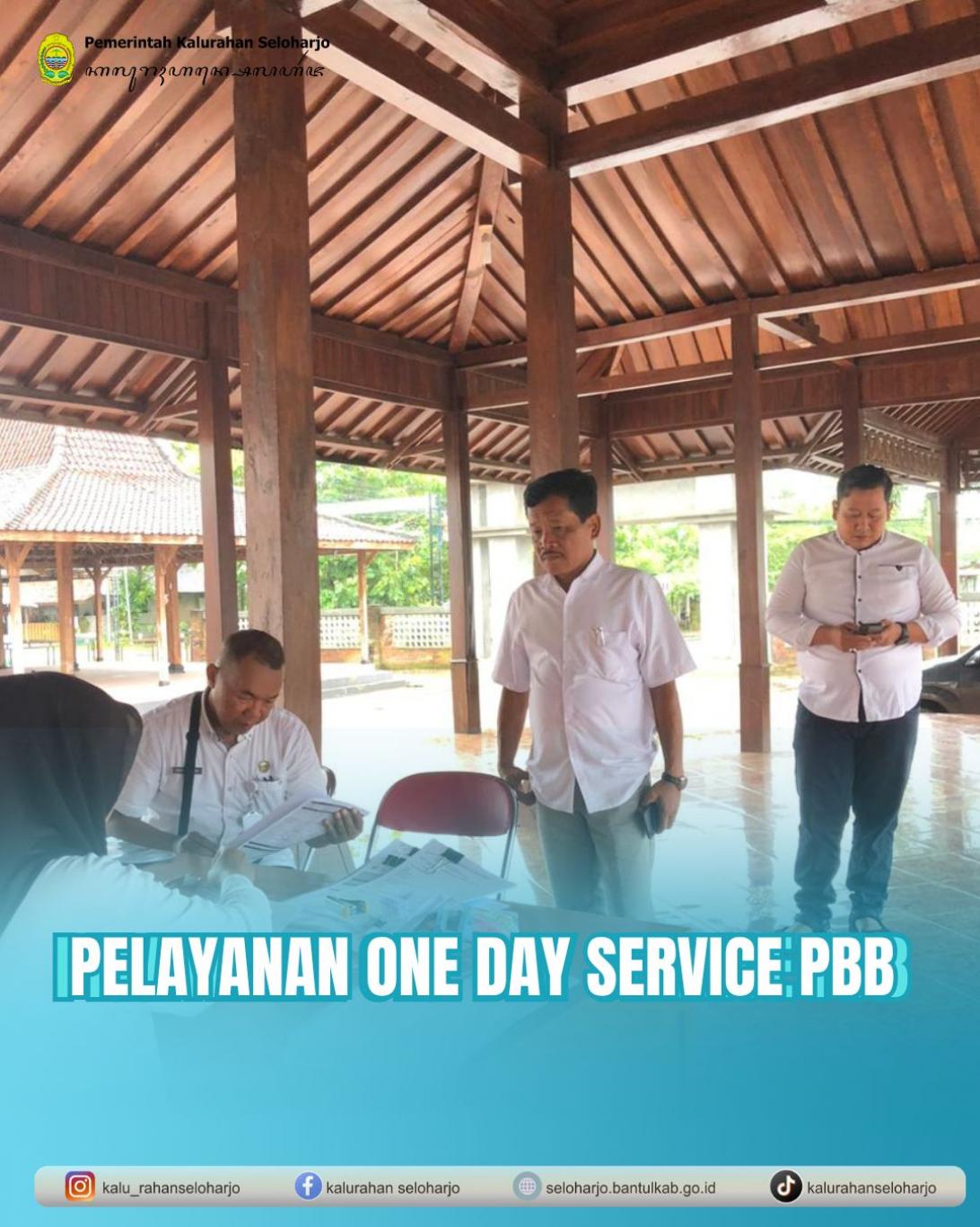 Pelayanan One Day Service PBB