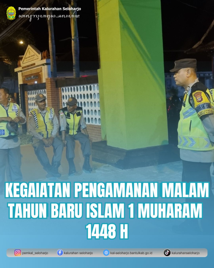 Kegaiatan Pengamanan Malam Tahun Baru Islam 1 Muharam 1448 H