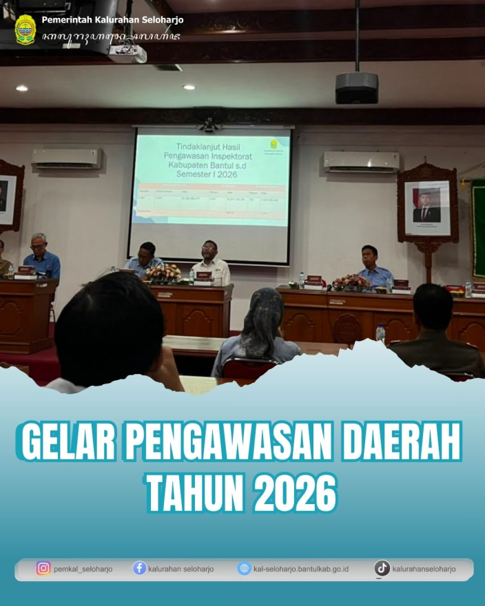 Gelar Pengawasan Daerah Tahun 2026