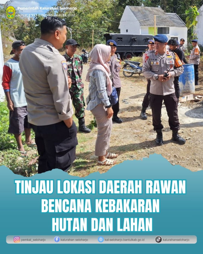 Tinjau Lokasi Daerah Rawan Bencana Kebakaran Hutan dan Lahan