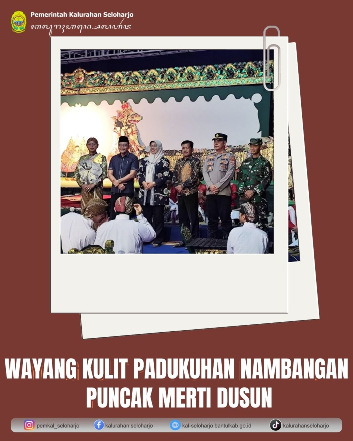 Wayang Kulit Padukuhan Nambangan Puncak Merti Dusun
