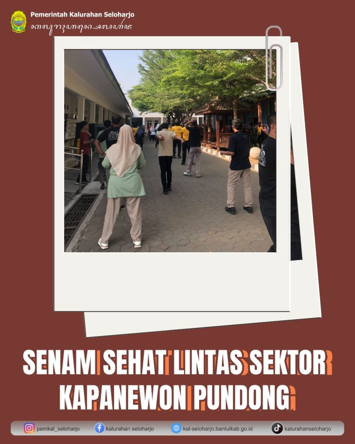 Senam Sehat Lintas Sektor Kapanewon Pundong