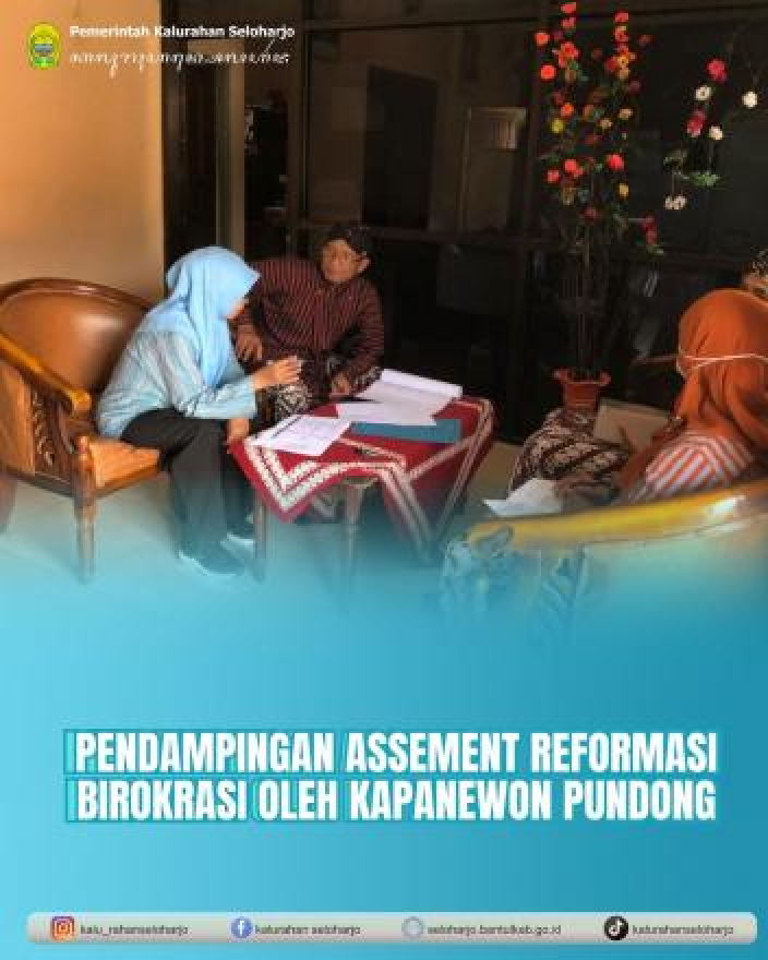 Pendampingan Assement Reformasi Birokrasi oleh Kapanewon Pundong