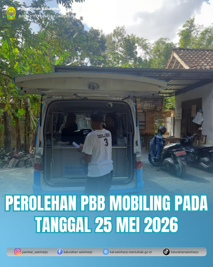 Perolehan PBB Mobiling pada Tanggal 25 Mei 2026