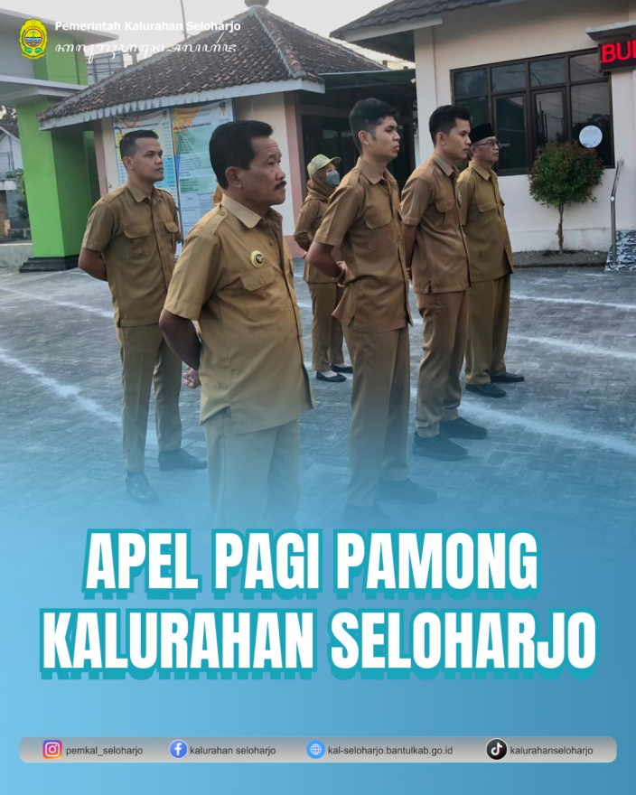 Apel Pagi Pamong Kalurahan Seloharjo