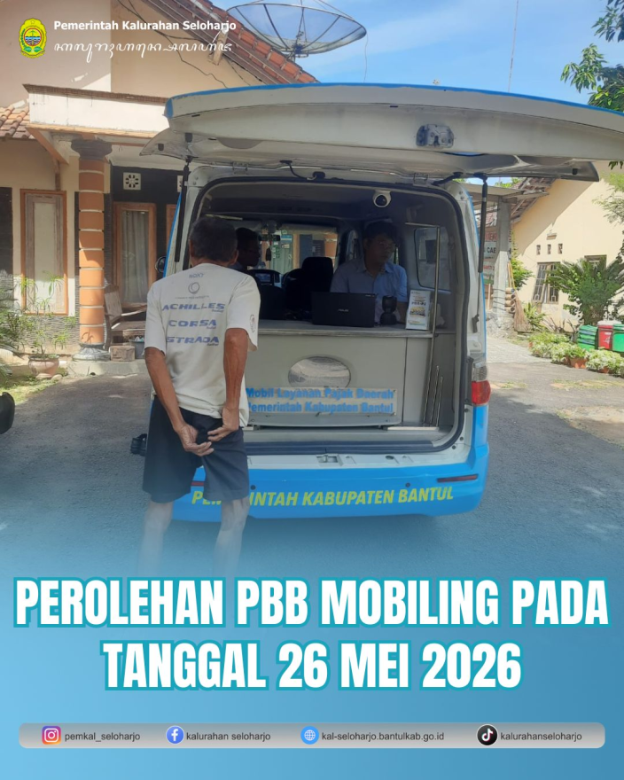 Perolehan PBB Mobiling pada Tanggal 26 Mei 2026