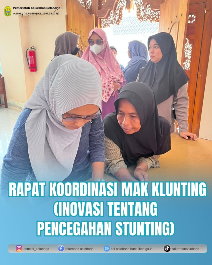 Rapat Koordinasi Mak Klunting (Inovasi tentang pencegahan stunting)