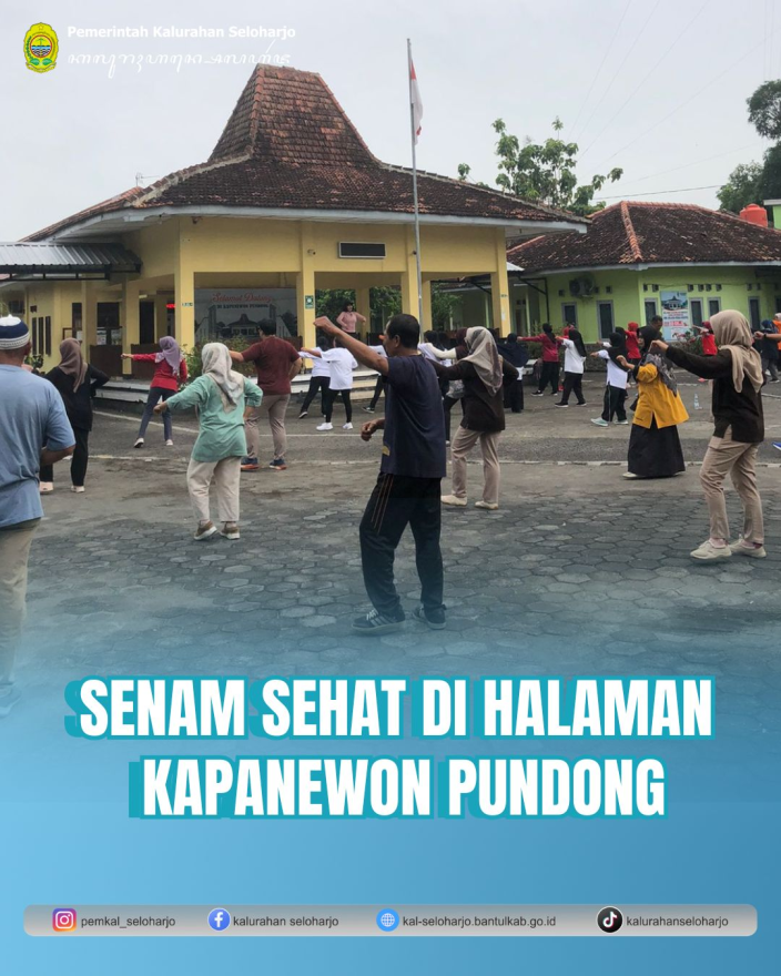 Senam Sehat di Halaman Kapanewon Pundong