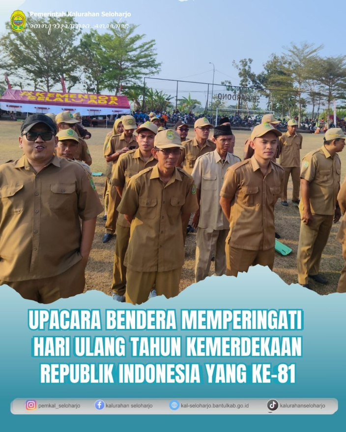 Upacara Bendera Memperingati Hari Ulang Tahun Kemerdekaan Republik Indonesia yang Ke-81