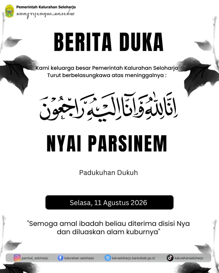 Aksi Simpati Pemerintah Kalurahan Seloharjo Kepada Nyai Parsinem Warga Padukuhan Dukuh