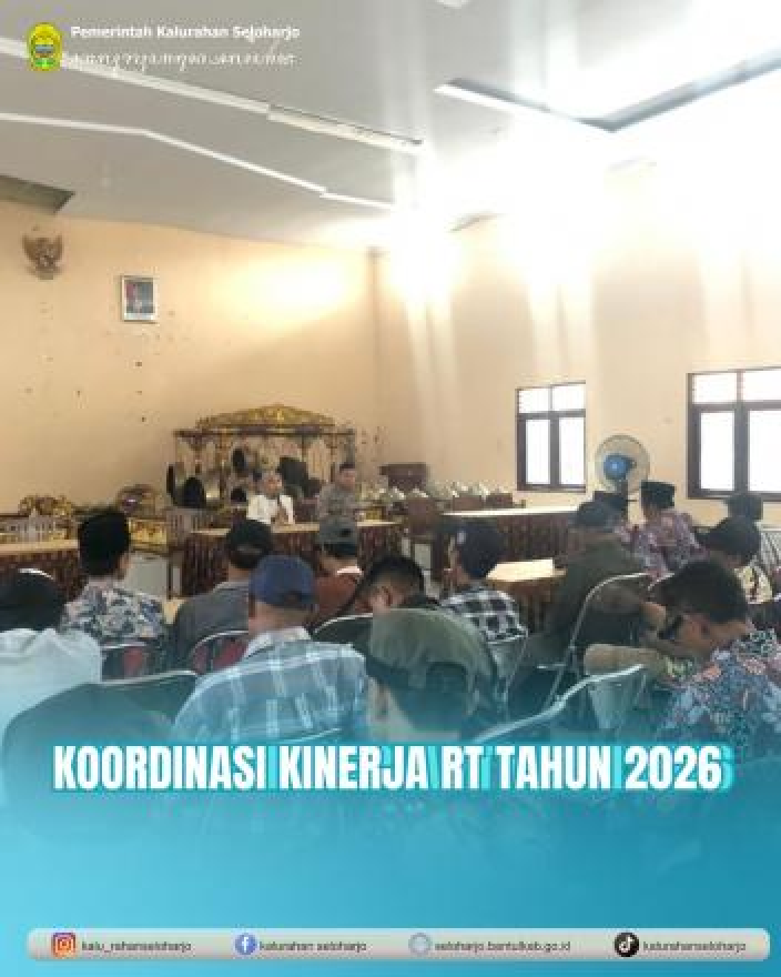 Koordinasi Kinerja RT Tahun 2026