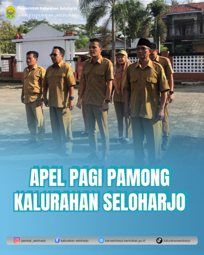 Apel Pagi Pamong Kalurahan Seloharjo