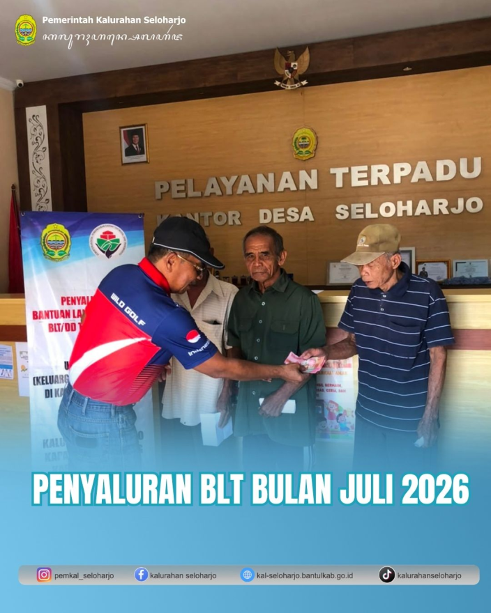 Penyaluran BLT Bulan Juli 2026