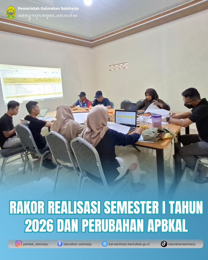 Rakor Realisasi Semester I Tahun 2026 dan Perubahan APBKal