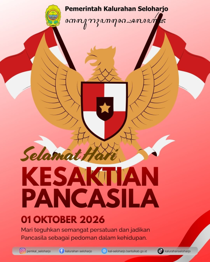 Selamat Hari Kesaktian Pancasila