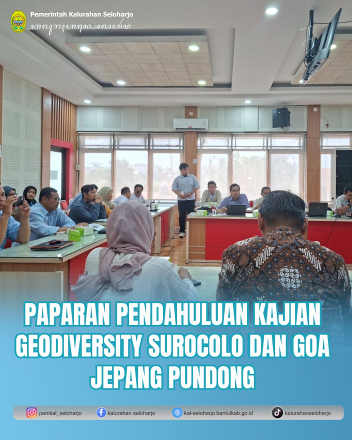 Paparan Pendahuluan Kajian Geodiversity Surocolo dan Goa Jepang Pundong