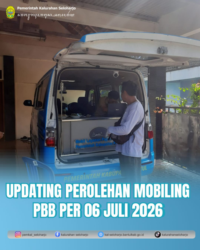 Updating Perolehan Mobiling PBB Per 06 Juli 2026