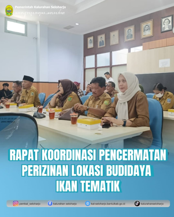Rapat Koordinasi Pencermatan Perizinan Lokasi Budidaya Ikan Tematik